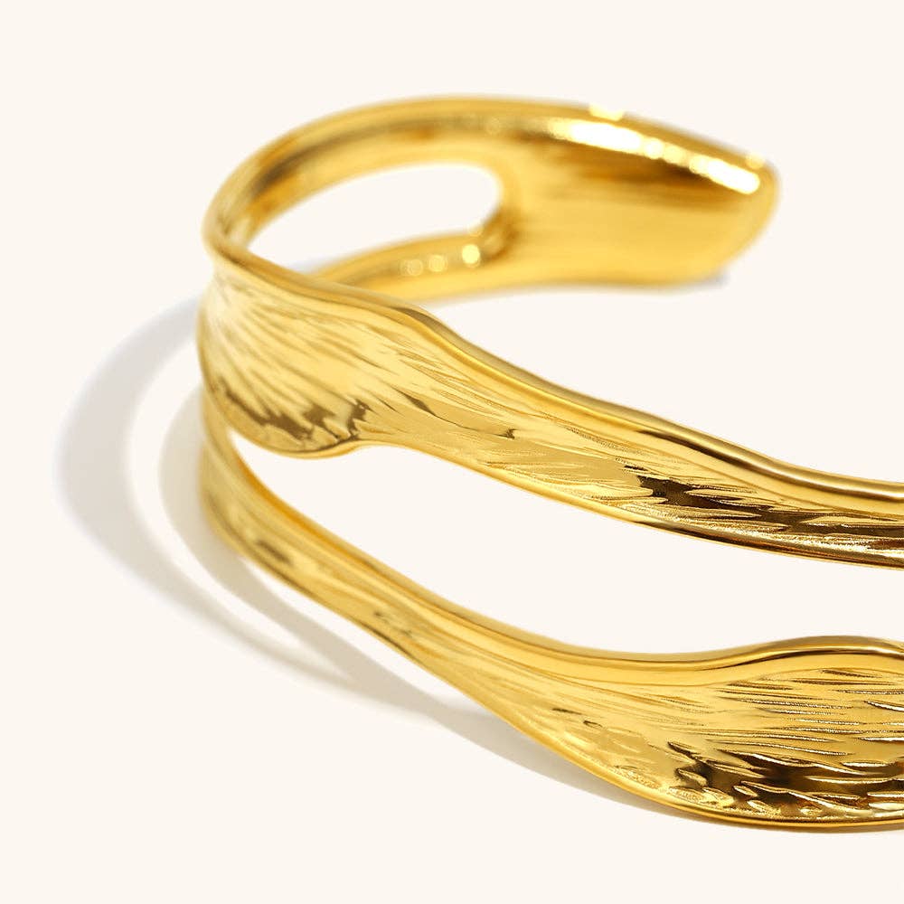 Rugged Double Cuff Bracelet