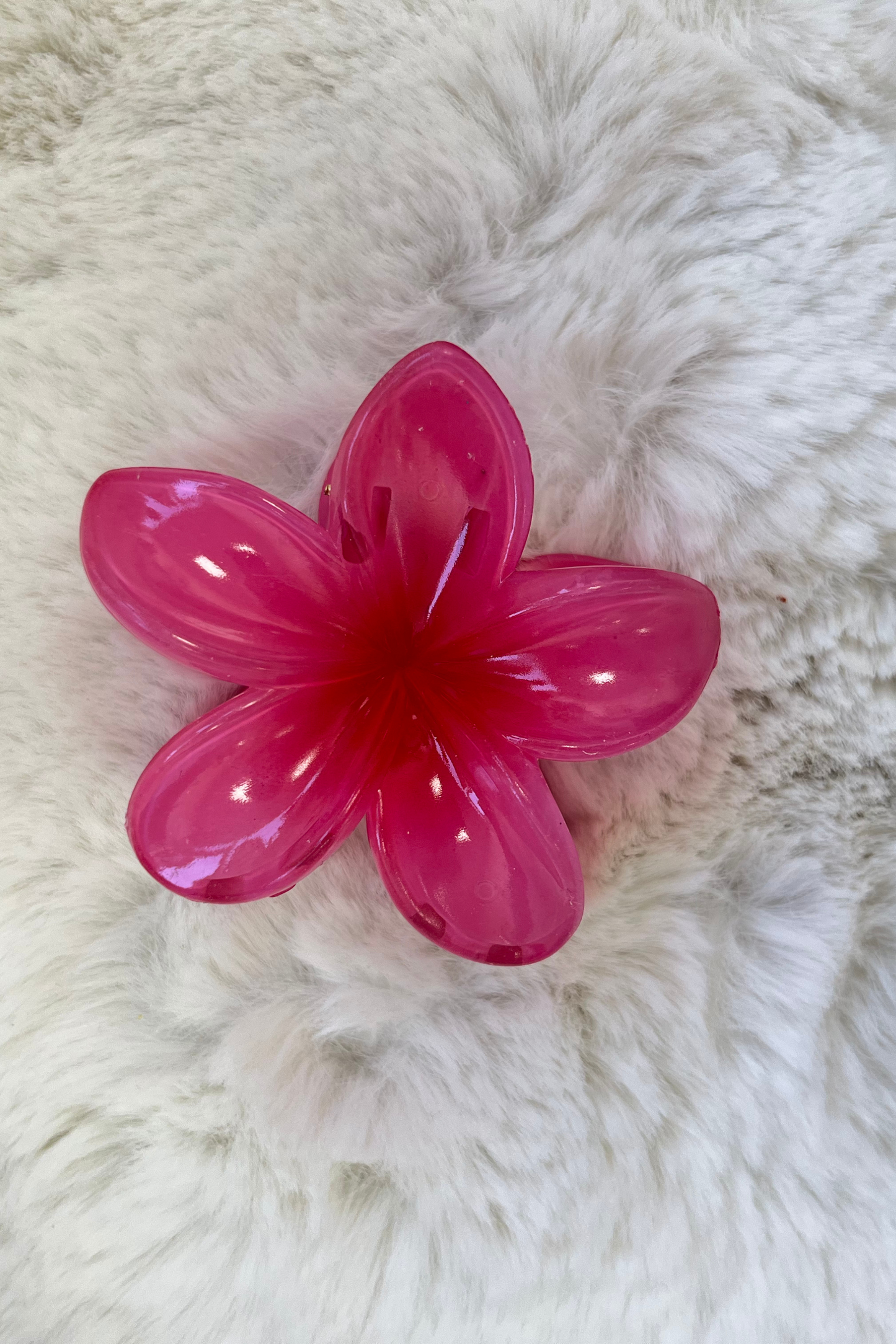 Flower claw clip