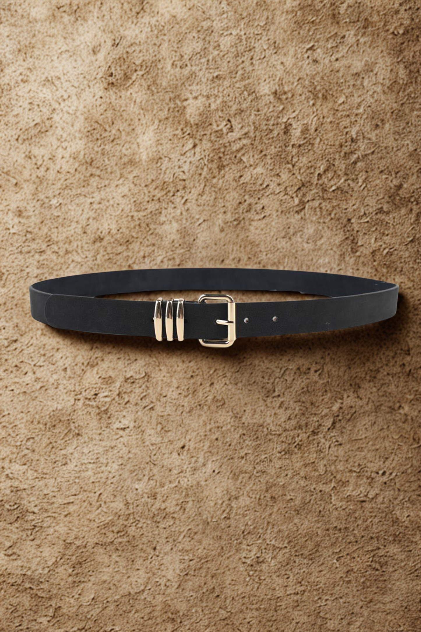 Suede Slim Belt with Gold Hardware (variants)