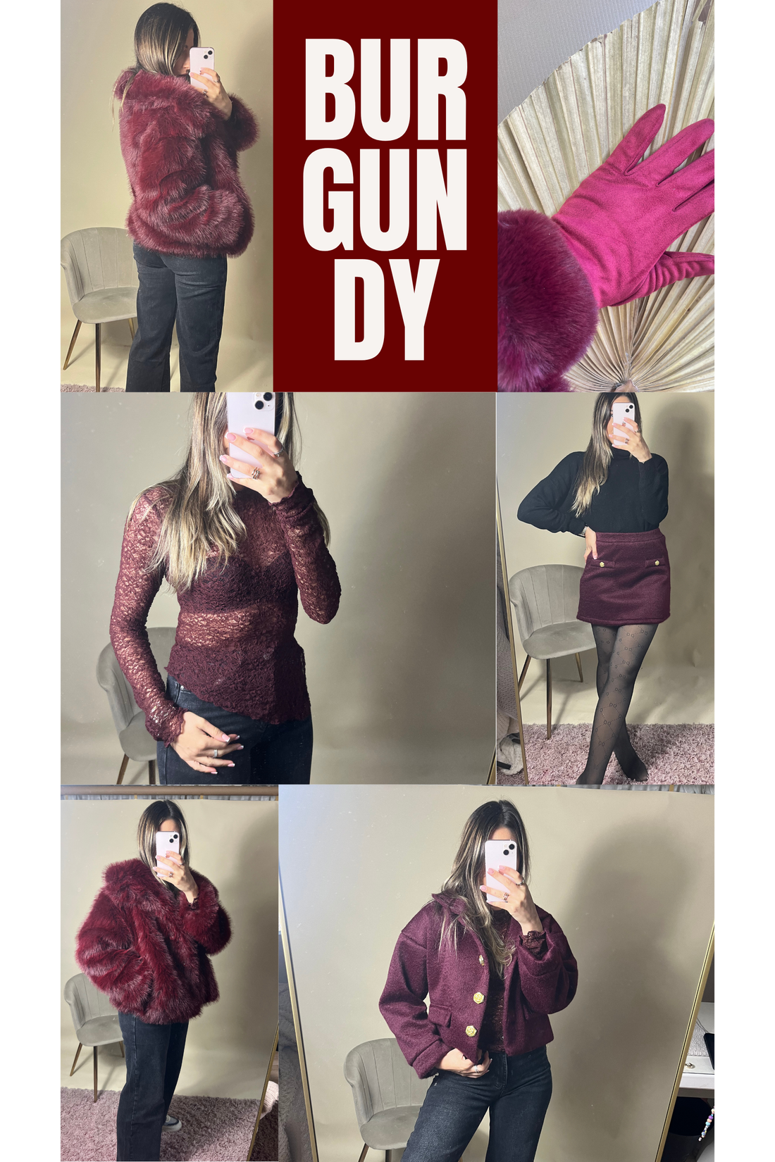 Embrace the Burgundy Trend This Season: A Stylish Guide from Unscripted Fashion.