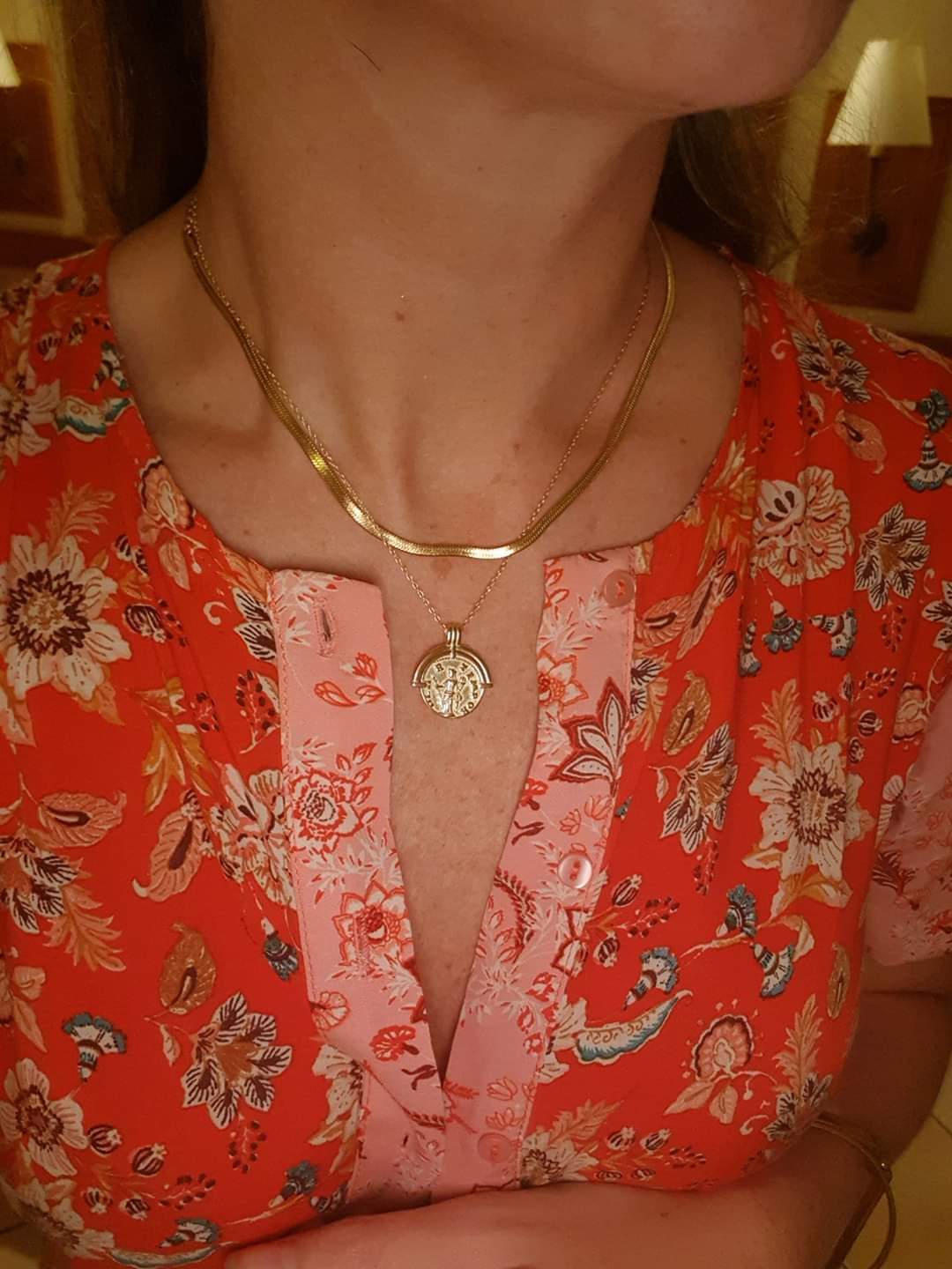 Snake Chain Necklace - Gold or Silver