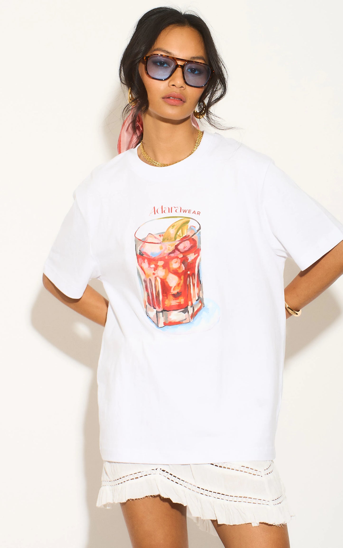 White Cocktail t-shirt