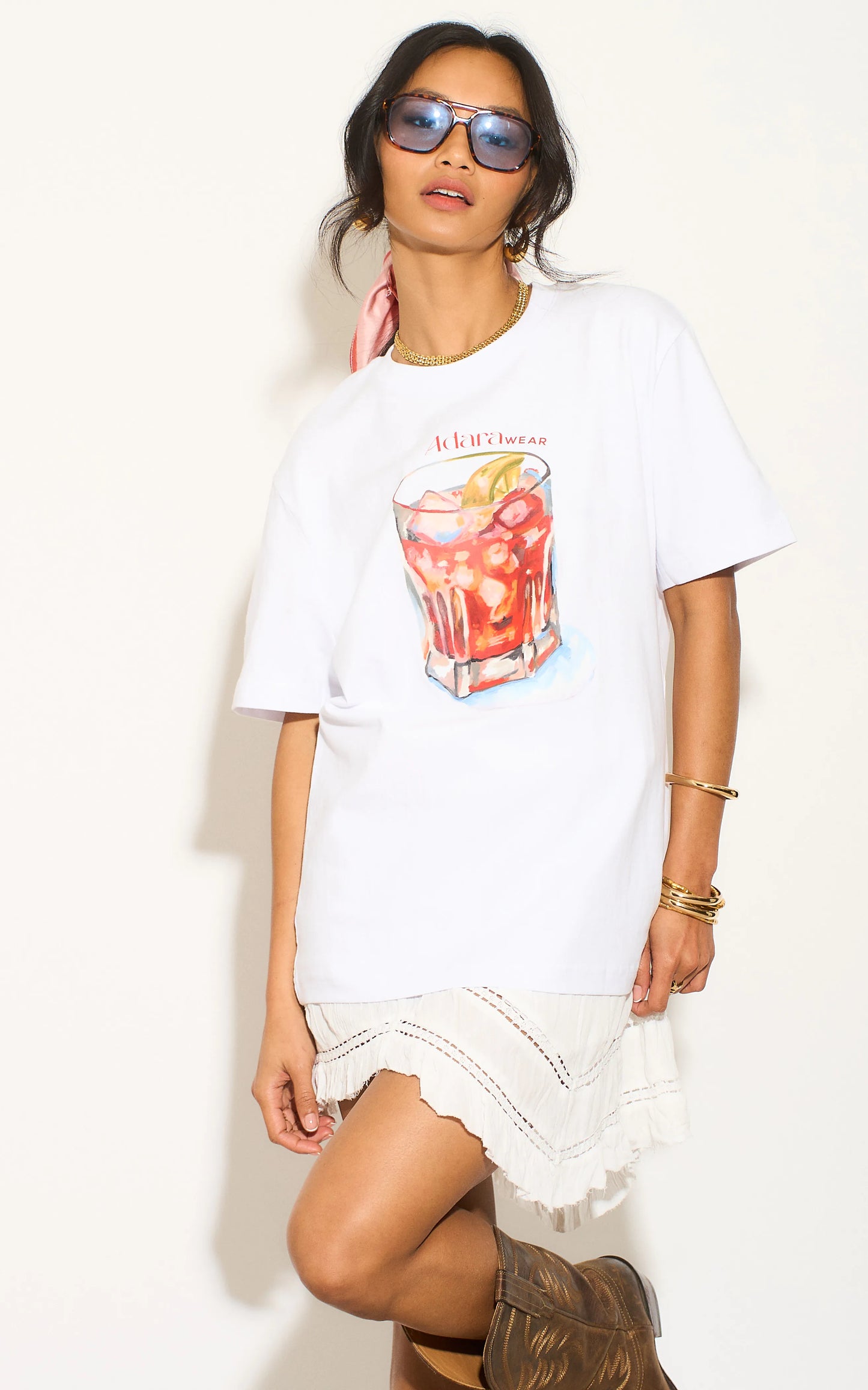 White Cocktail t-shirt