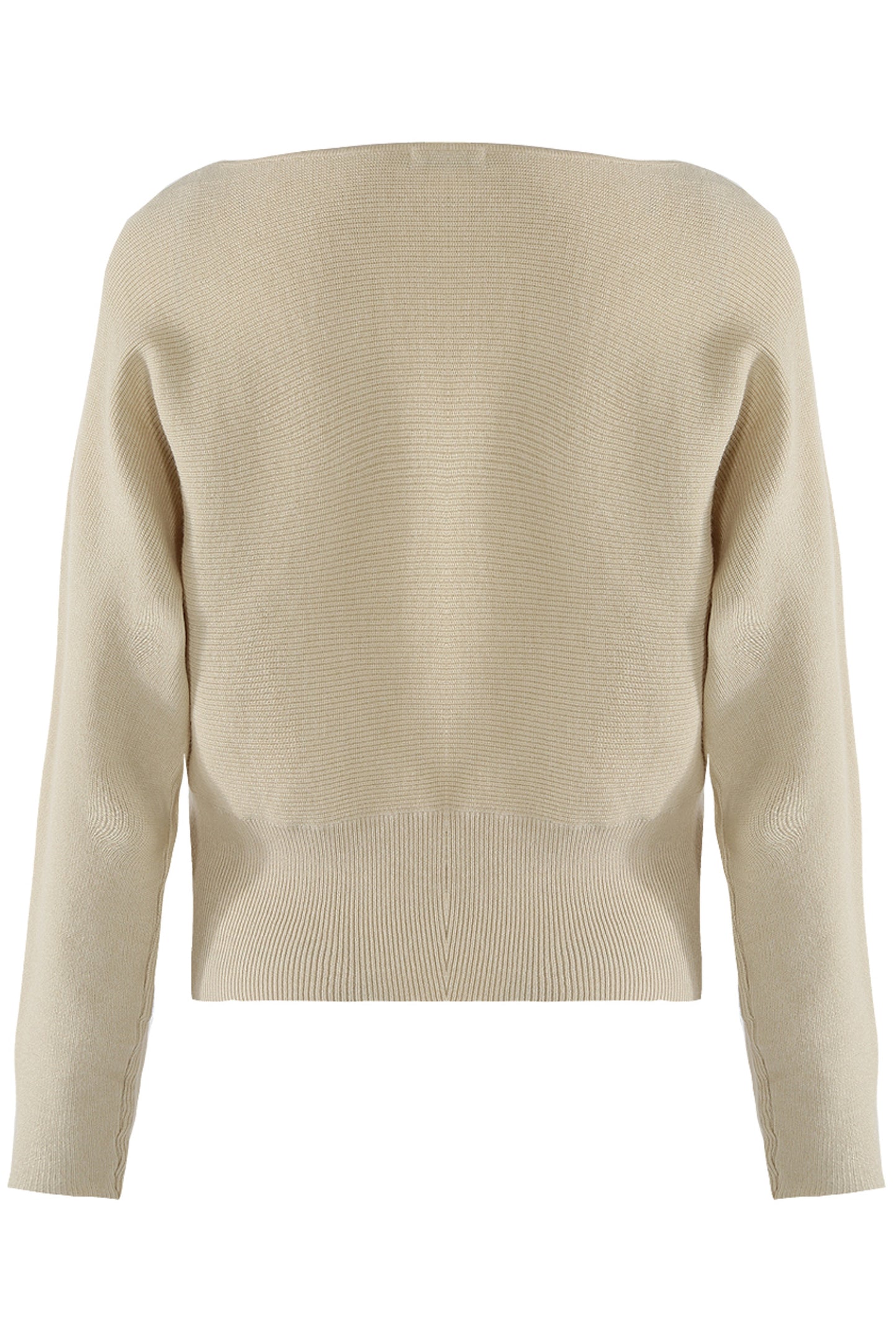 Scoop Neck Soft Knit Jumper — Burgundy / Brown / Beige