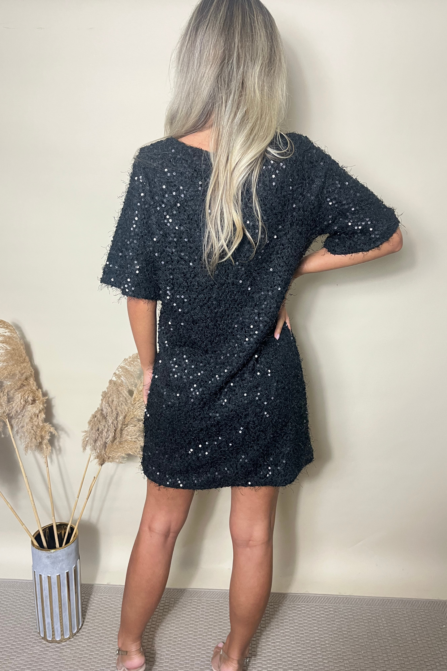 Fringed sequin Dress (Colour variants)