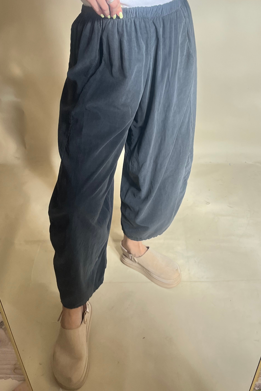 Grey cocoon light weight pants