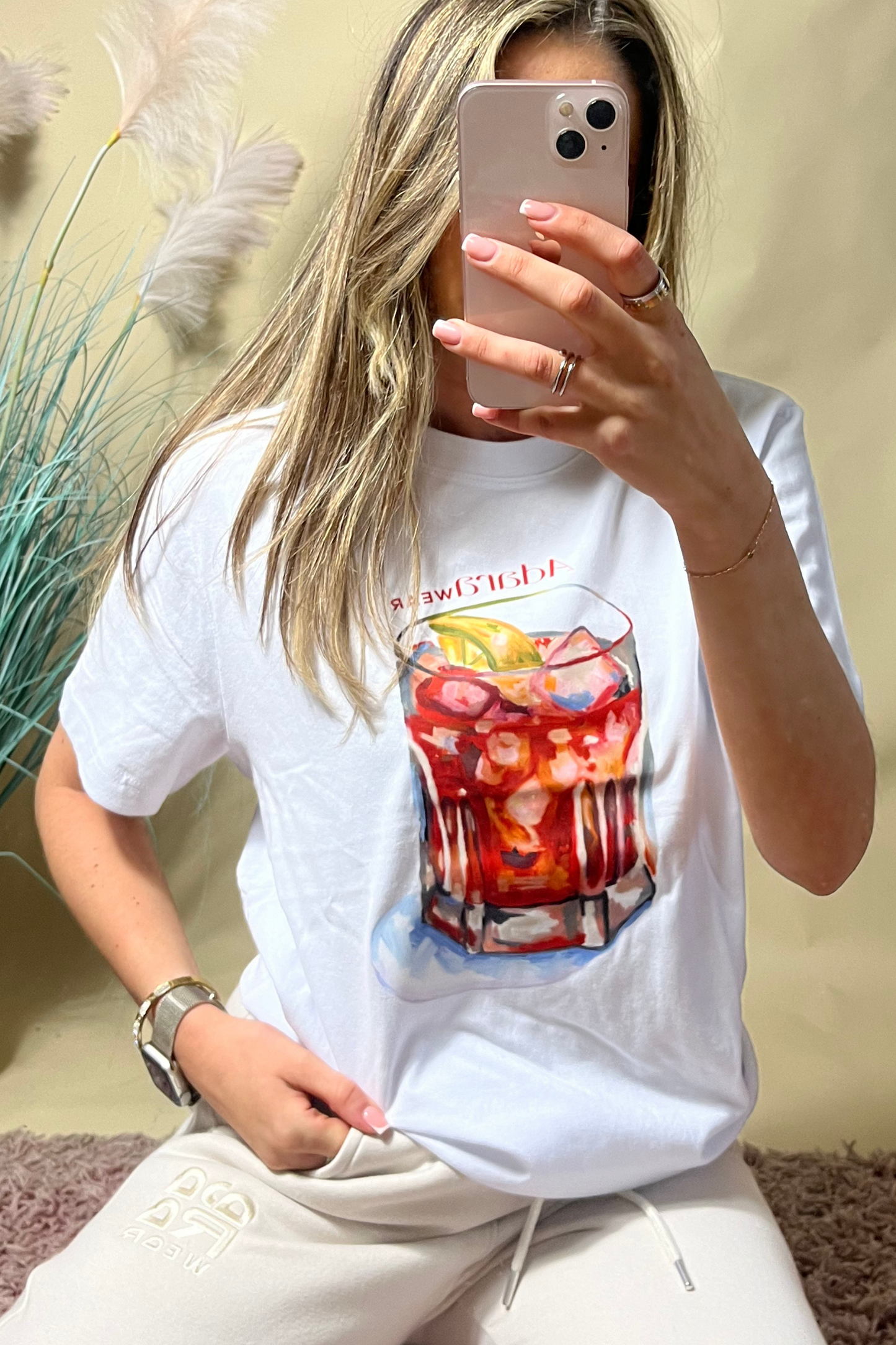 White Cocktail t-shirt