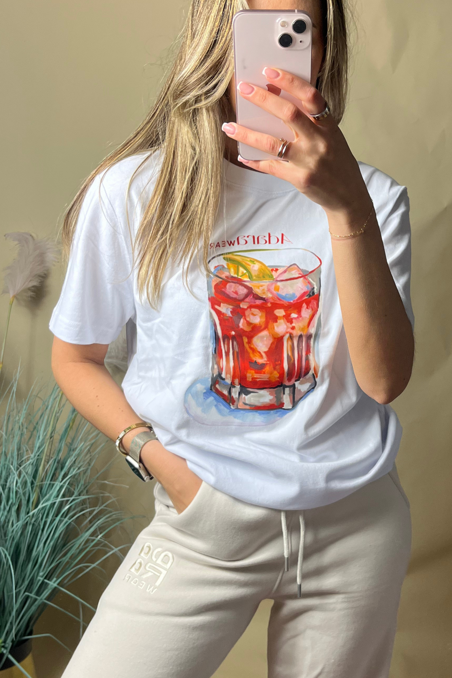 White Cocktail t-shirt