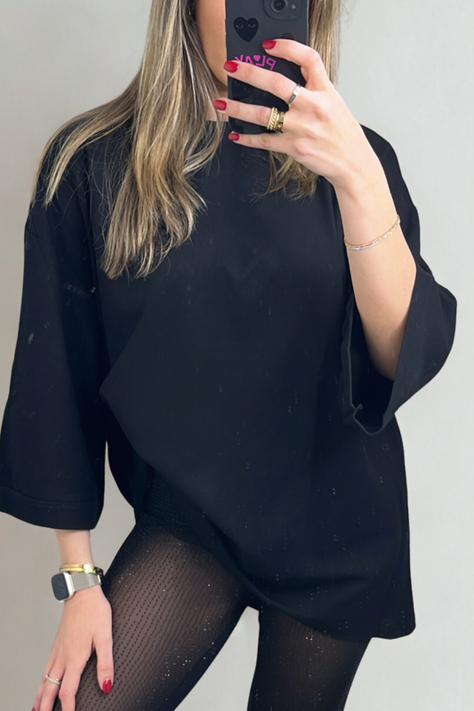 Black Oversized T-Shirt