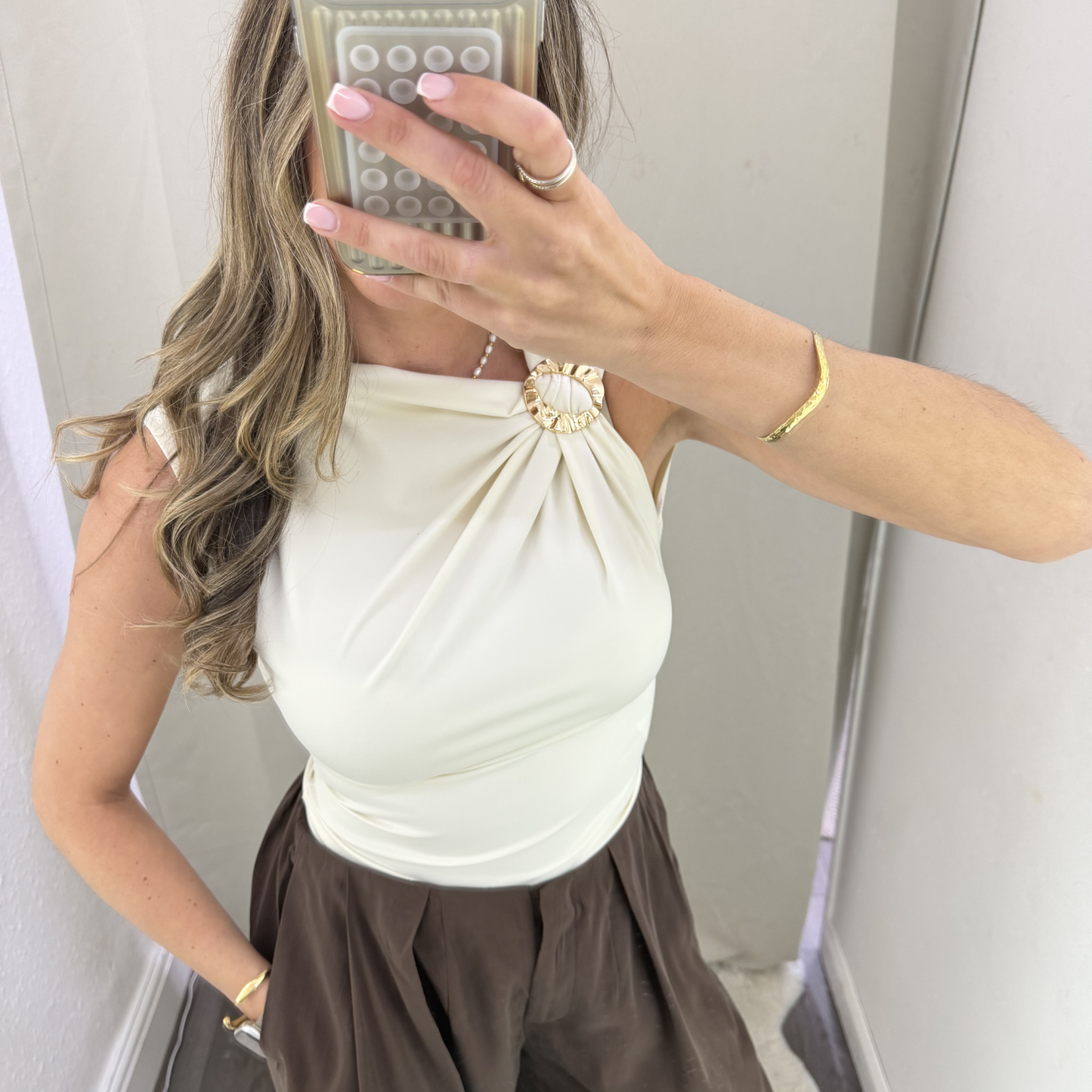 Chocolate Cuffed Trousers