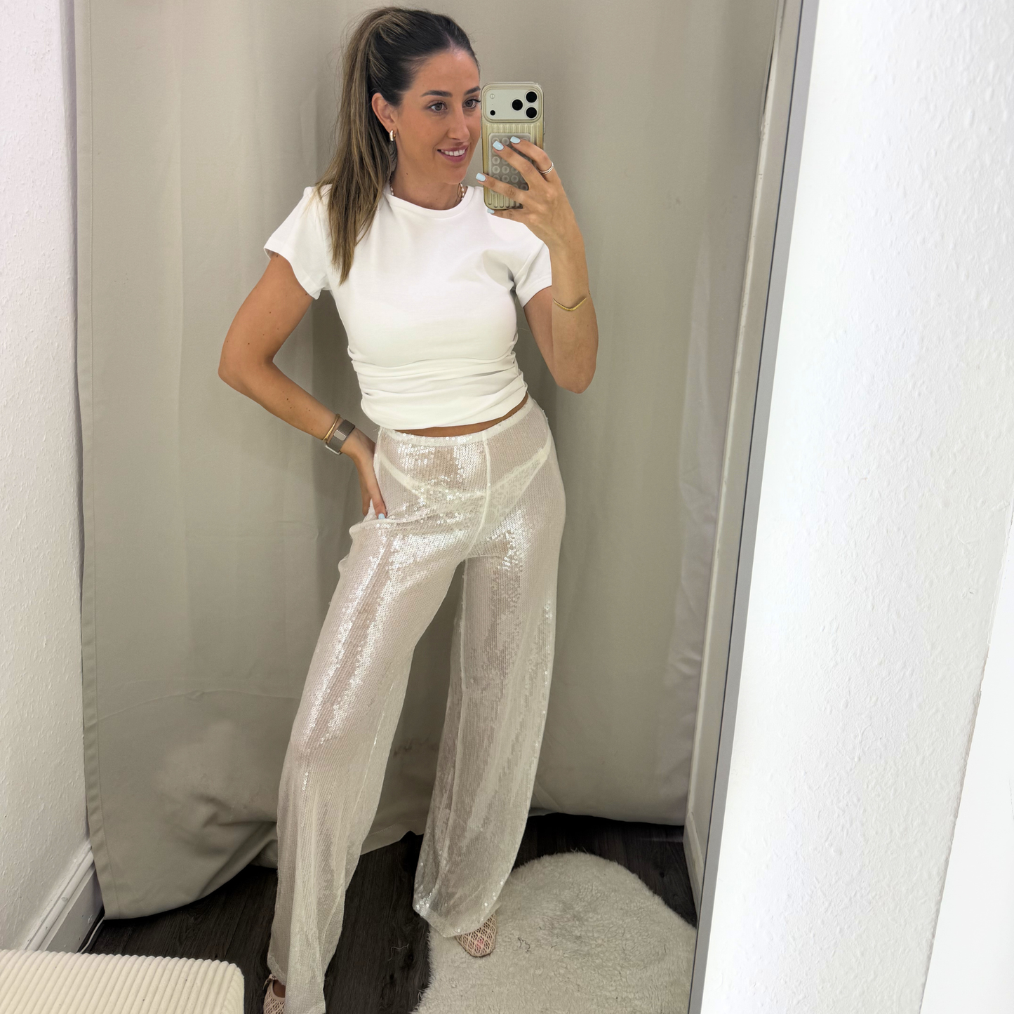 Disco Dreams Sequin Trousers