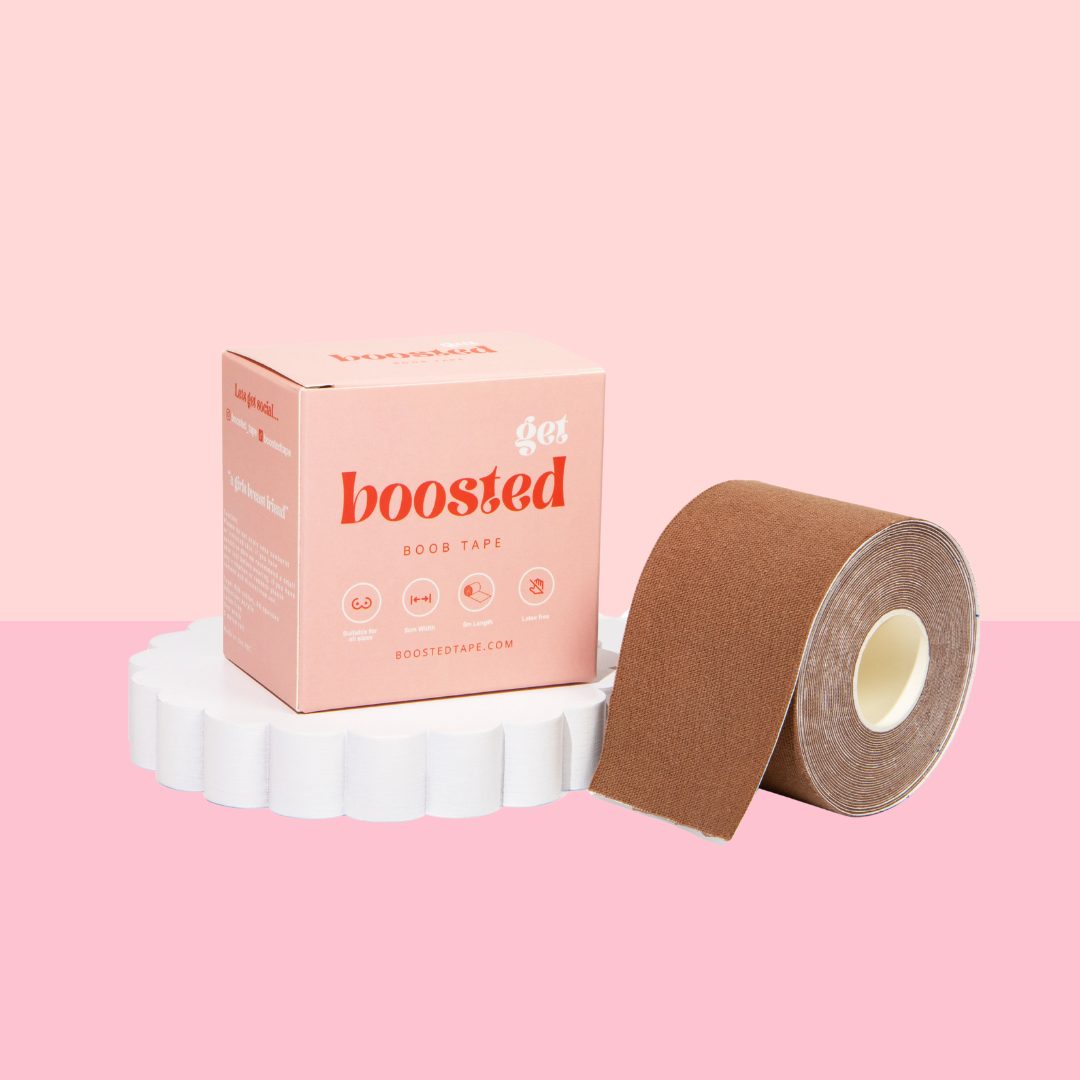 Boosted Boob Tape in Mocha, 5 metre roll