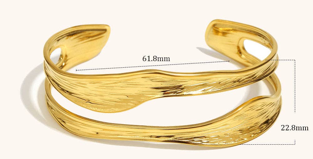 Rugged Double Cuff Bracelet