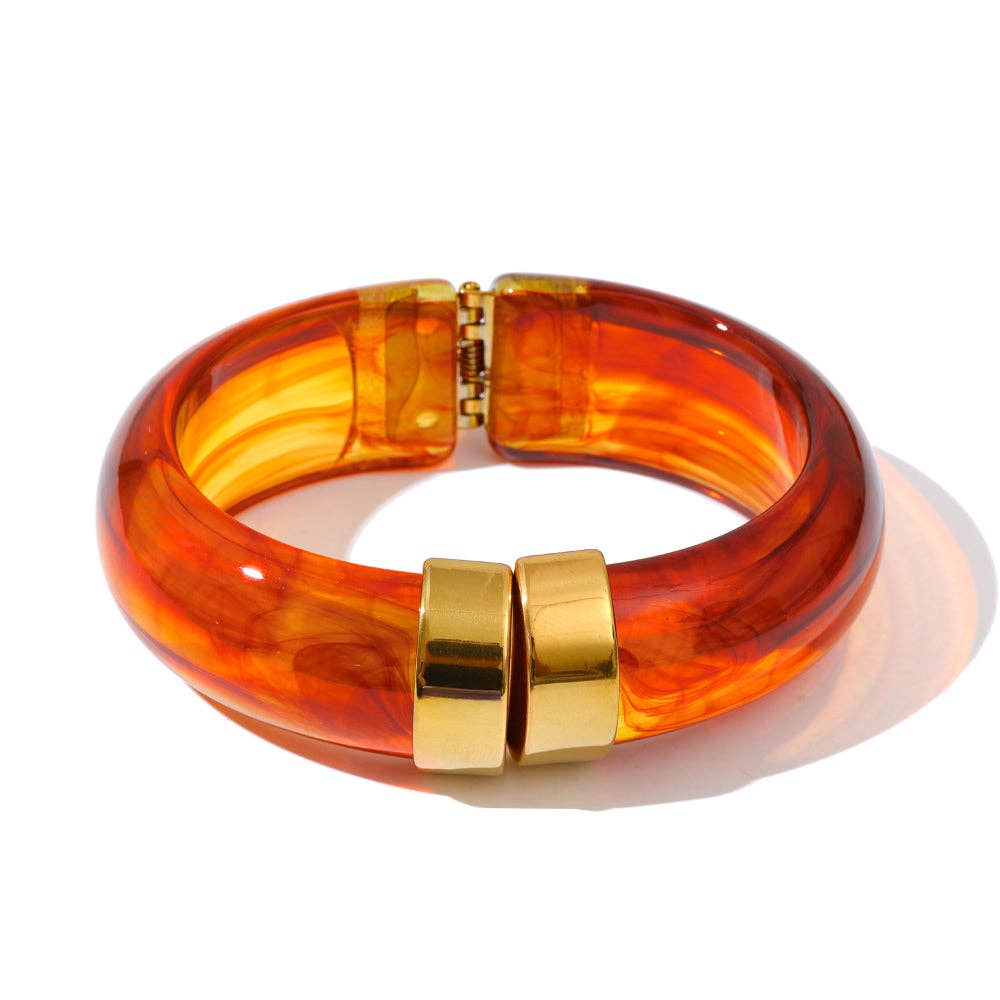 Acrylic Chunky Bracelet Bangle - Colours