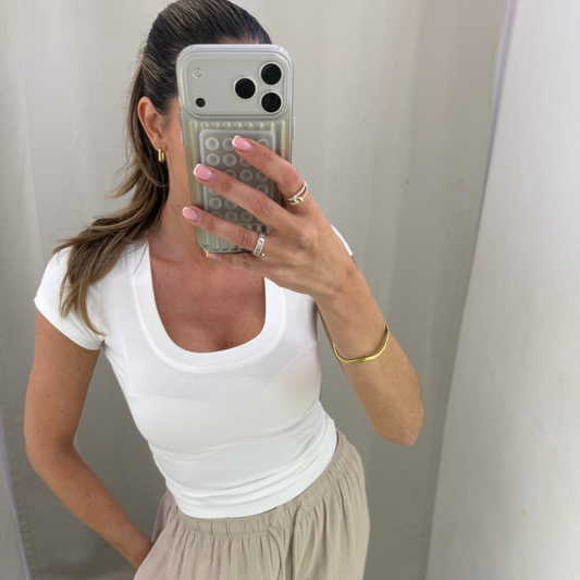 Essential Sculpt Tank – White