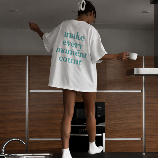 “Make Every Moment Count” Organic Cotton T-Shirt