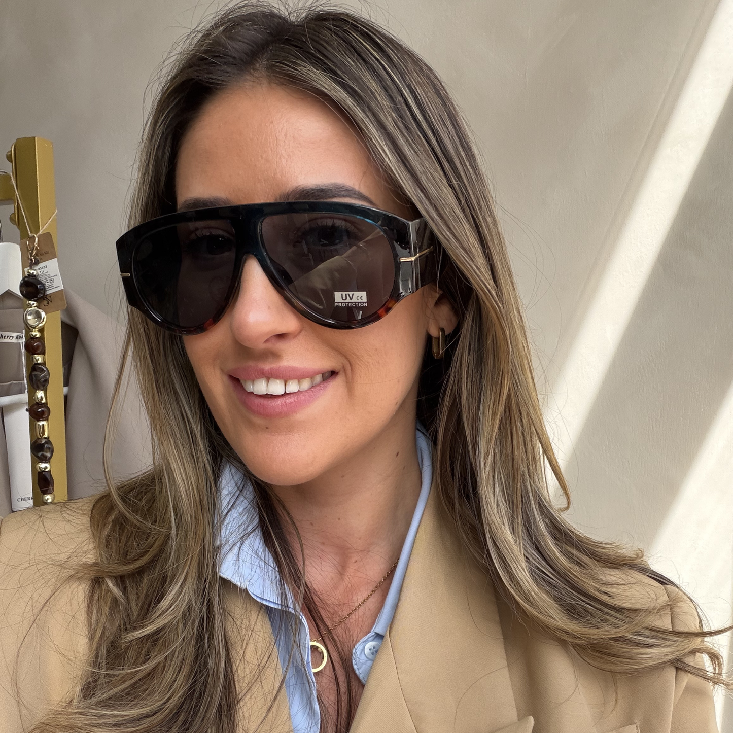 Icon Oversized Shield Sunglasses