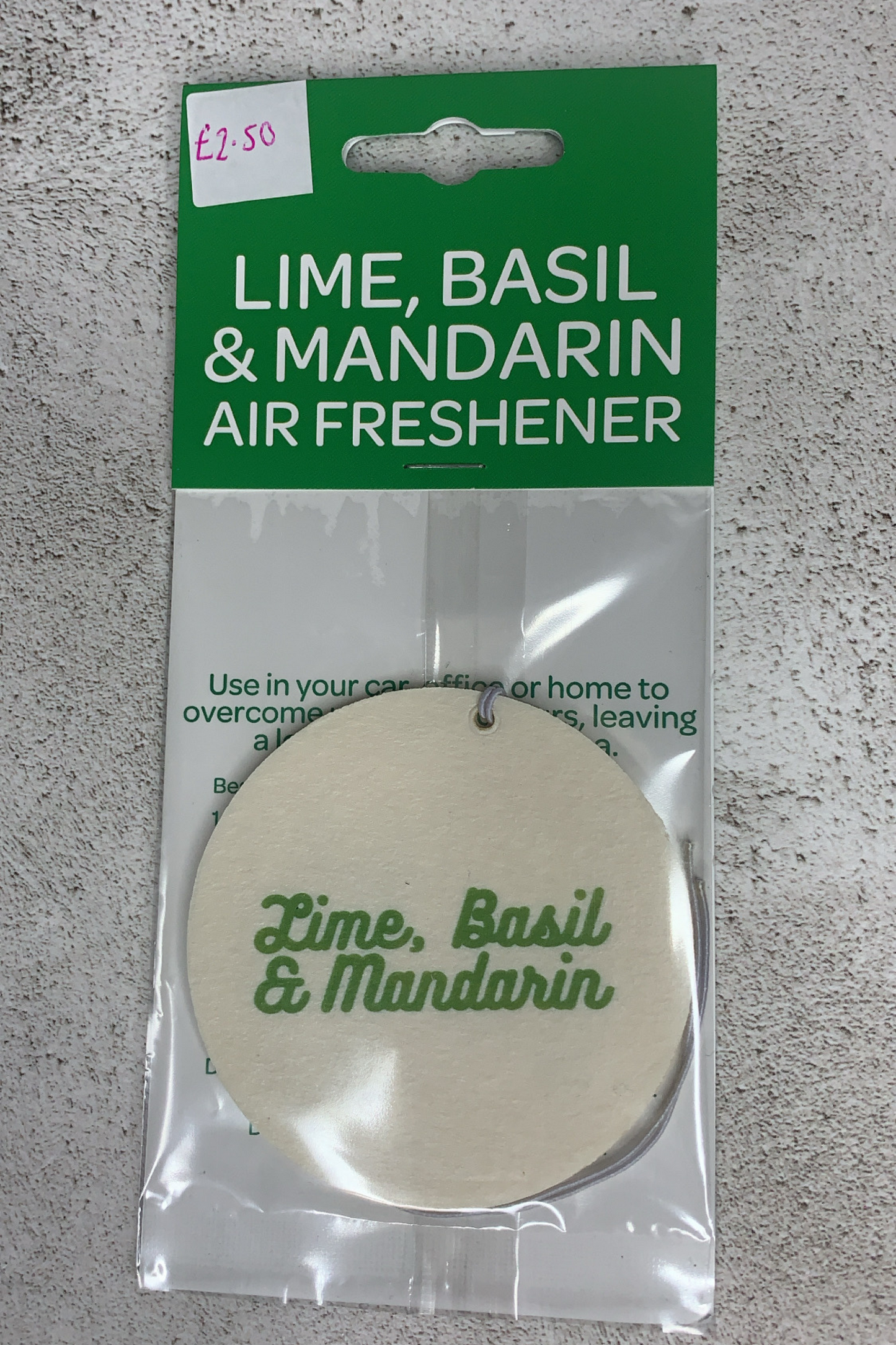 Lime, Basil & Mandarin Air Freshener