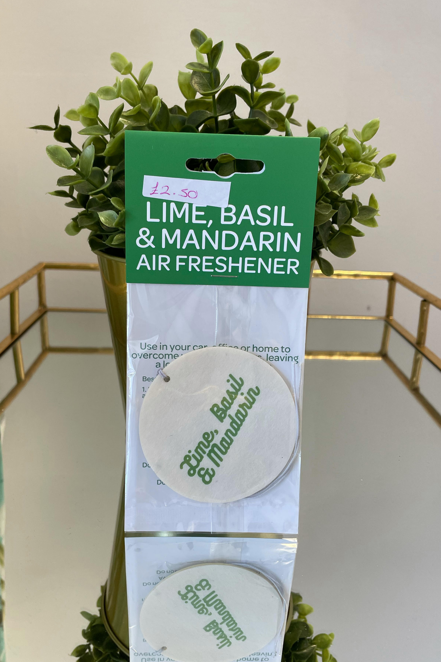 Lime, Basil & Mandarin Air Freshener