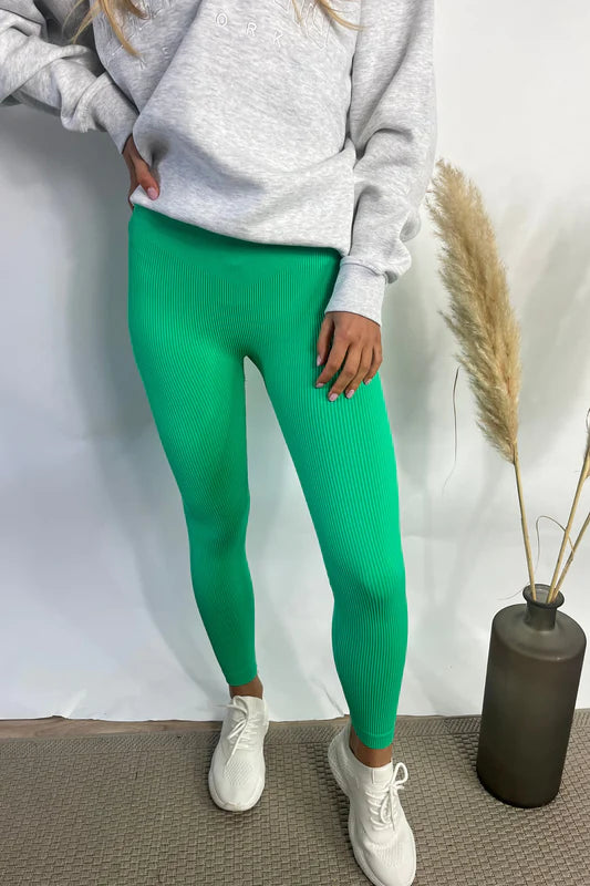 Premium Ribbed Leggings (multiple colours)